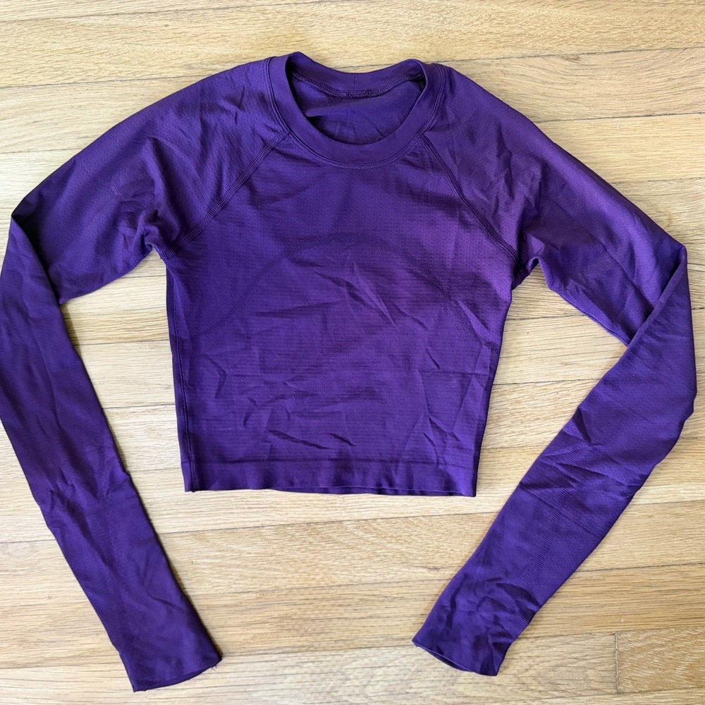 lululemon Swiftly Tech Cropped Long-Sleeve Shirt
